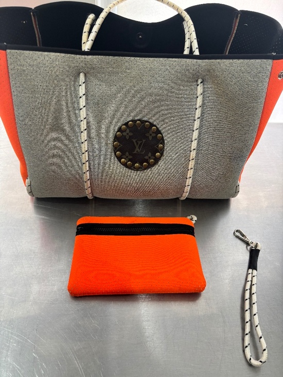 HAUTE SHORE Handbags - HAUTE SHORE TOTE WITH UPCYCLED PATCH